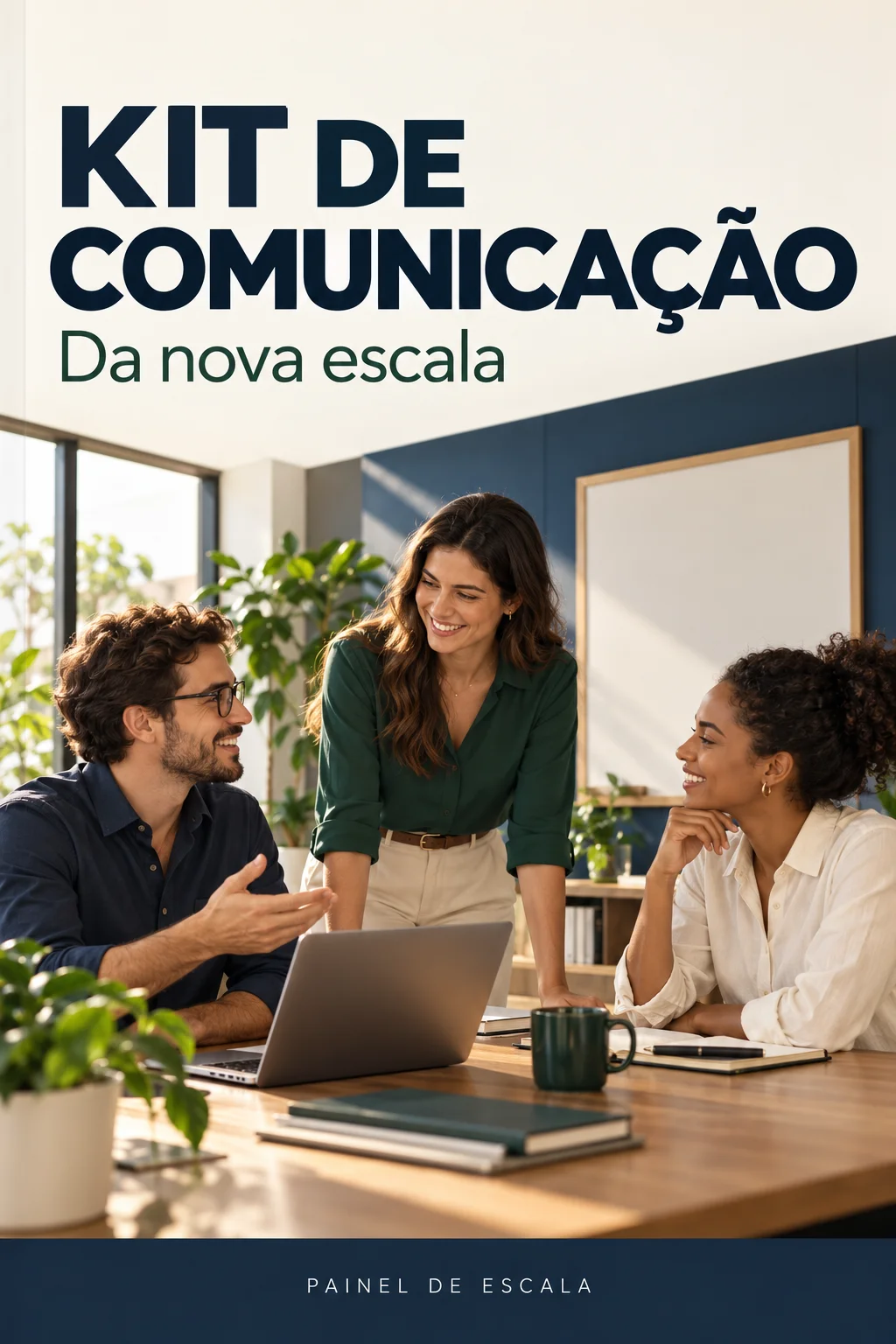 Capa do kit de comunicação