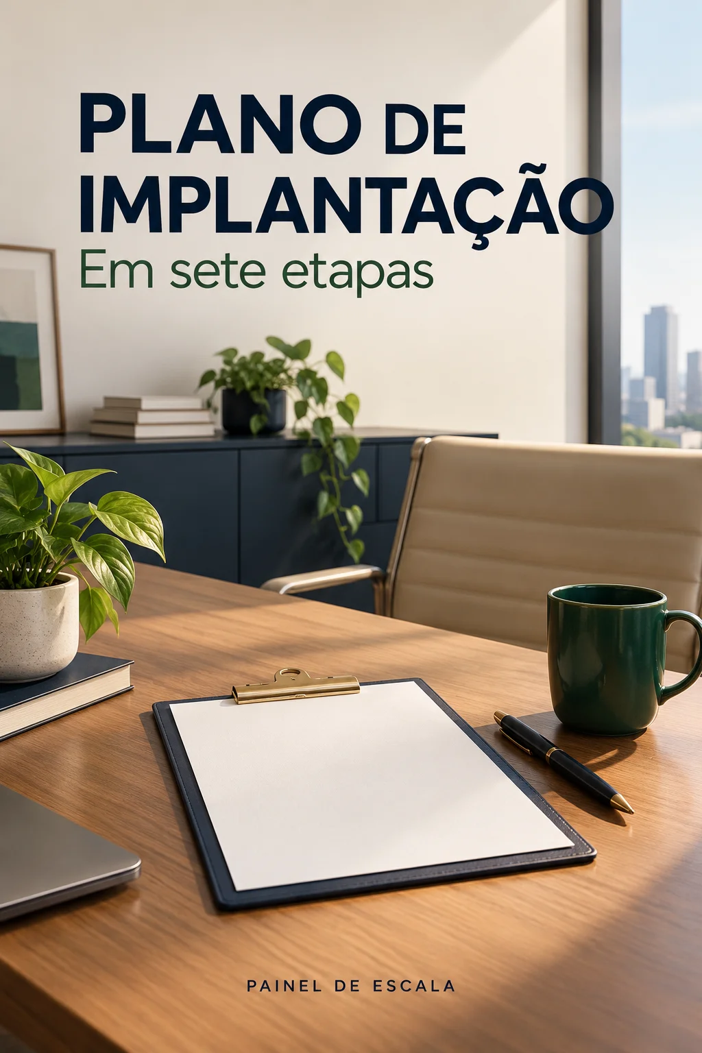 Capa do plano de implantação